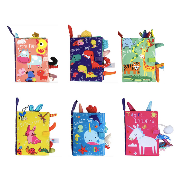 Introduce your Little One to a world of discovery with our Baby Early Learning Cloth Book! This engaging fabric book is filled with cute cartoon animals, hide-and-seek scenes, and daily mini-games, making it the perfect tool to encourage your baby’s cognitive development. 