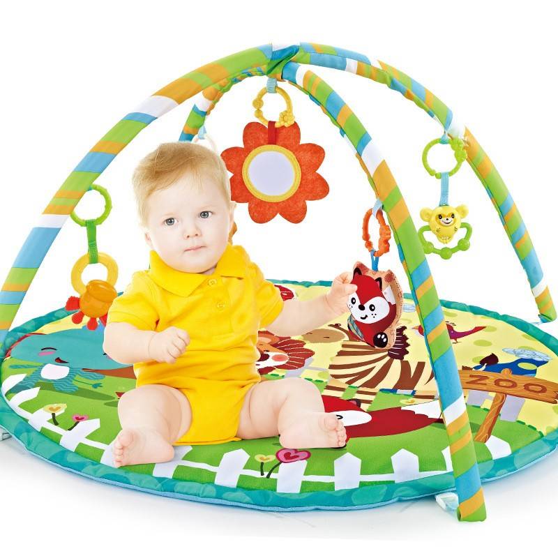 Create the ideal play and development space for your Little One with our Multifunctional Baby Gym and Mat! Designed to stimulate both visual and motor skills, this activity frame includes small hanging pendants that captivate your baby’s attention, encouraging them to reach, grab, and explore. Whether they’re lying down or playing on their tummy, this baby mat promotes essential developmental milestones like early education and crawling.