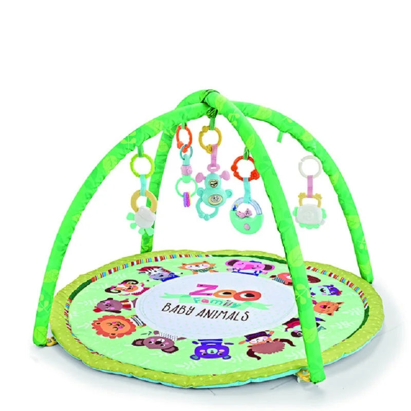 Create the ideal play and development space for your Little One with our Multifunctional Baby Gym and Mat! Designed to stimulate both visual and motor skills, this activity frame includes small hanging pendants that captivate your baby’s attention, encouraging them to reach, grab, and explore. Whether they’re lying down or playing on their tummy, this baby mat promotes essential developmental milestones like early education and crawling.