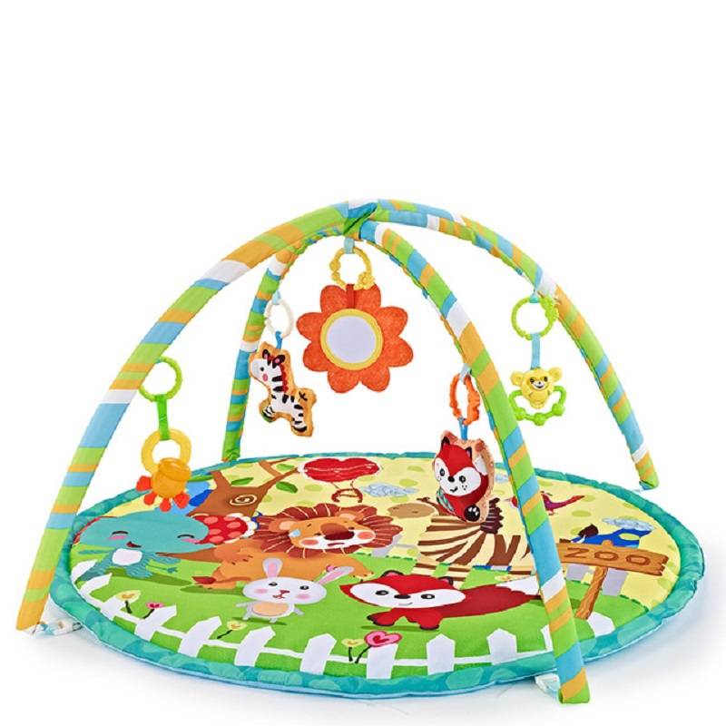 Create the ideal play and development space for your Little One with our Multifunctional Baby Gym and Mat! Designed to stimulate both visual and motor skills, this activity frame includes small hanging pendants that captivate your baby’s attention, encouraging them to reach, grab, and explore. Whether they’re lying down or playing on their tummy, this baby mat promotes essential developmental milestones like early education and crawling.