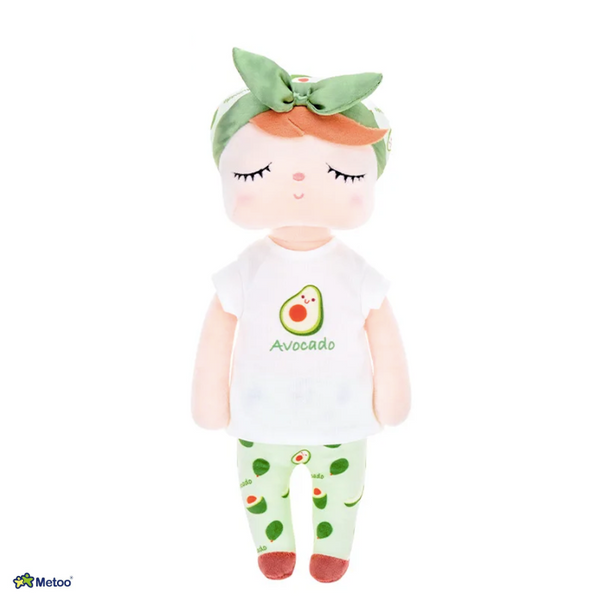 Bring happiness and charm to your child's world with our delightful collection of fruit-themed dolls from Metoo.

These short plush dolls feature playful fruit designs—avocado, lemon, peach, mango, pineapple, and watermelon—making them perfect companions for cuddles and playtime.