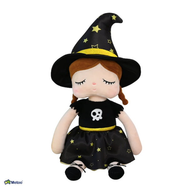 Get ready for a delightful Halloween with our enchanting collection of plush dolls from Metoo! Since 2004, Metoo has been on a mission to sprinkle happiness into our lives by blending the cutest designs with the softest materials. Our Halloween collection features a charming witch and a friendly pumpkin, perfect companions for your little ones’ festive adventures.