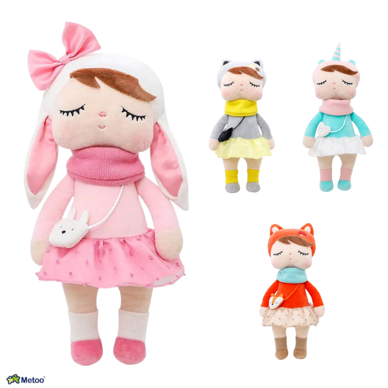 Dive into a world of whimsy and wonder with our delightful forest-themed doll collection from Metoo! Founded in 2004, Metoo is dedicated to adding a sprinkle of happiness to everyday life by combining the cutest designs with the softest materials. This enchanting collection features an adorable fox, a magical unicorn, a playful kitty, and a sweet bunny.