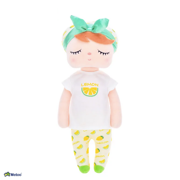 Bring happiness and charm to your child's world with our delightful collection of fruit-themed dolls from Metoo.

These short plush dolls feature playful fruit designs—avocado, lemon, peach, mango, pineapple, and watermelon—making them perfect companions for cuddles and playtime.