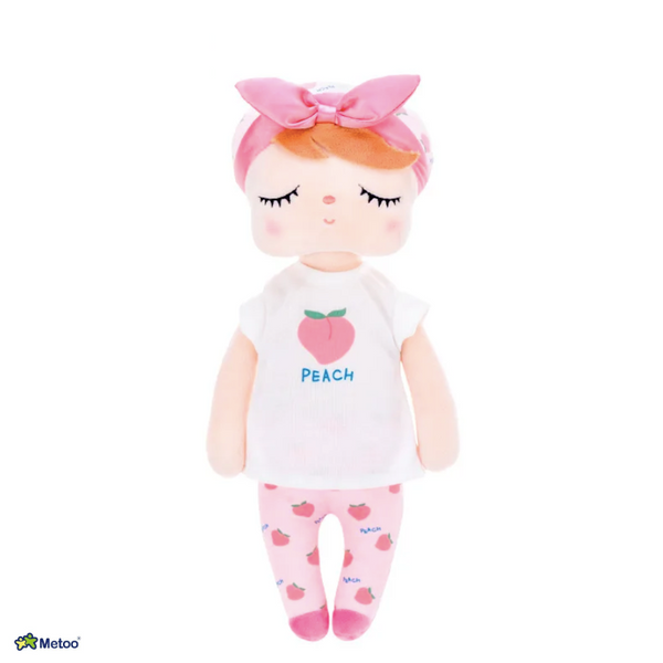 Bring happiness and charm to your child's world with our delightful collection of fruit-themed dolls from Metoo.