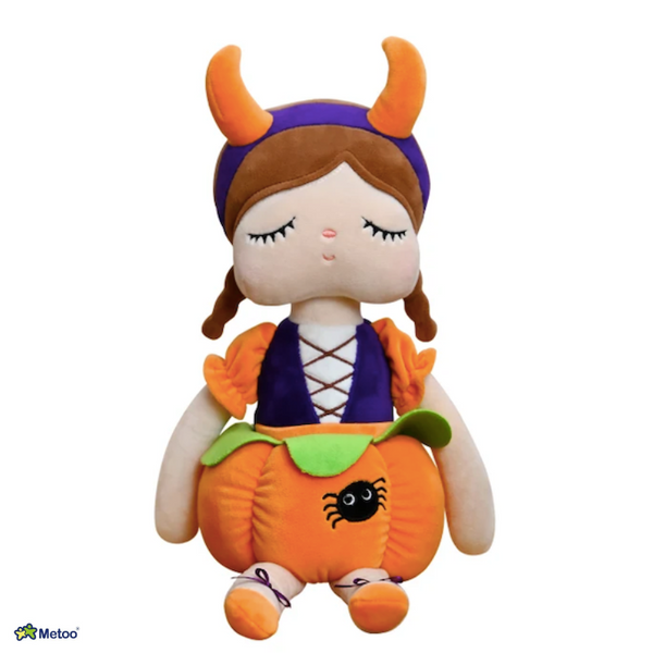 Get ready for a delightful Halloween with our enchanting collection of plush dolls from Metoo! Since 2004, Metoo has been on a mission to sprinkle happiness into our lives by blending the cutest designs with the softest materials. Our Halloween collection features a charming witch and a friendly pumpkin, perfect companions for your little ones’ festive adventures.